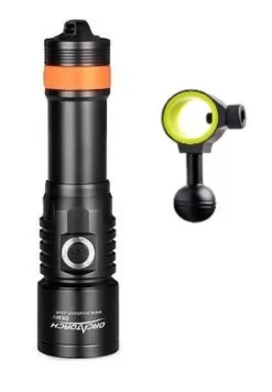 Pack lampe rechargeable D530V 1200 lumens ORCATORCH + Fixation 