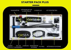 Pack mini-bouteille OX500PLUS 0.5 l + Pompe manuelle OXSEA