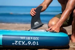Pack paddle gonflable BEAST 10'6 AQUA MARINA (sup. pompe. pagaie. leash)