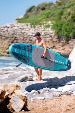 Pack paddle gonflable BEAST 10'6 AQUA MARINA (sup. pompe. pagaie. leash)