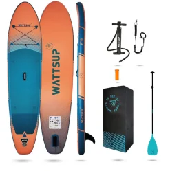 Pack paddle gonflable F11' WATTSUP (sup.pompe.pagaie.leash)