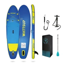 Pack paddle gonflable F10' WATTSUP (sup.pompe.pagaie.leash)