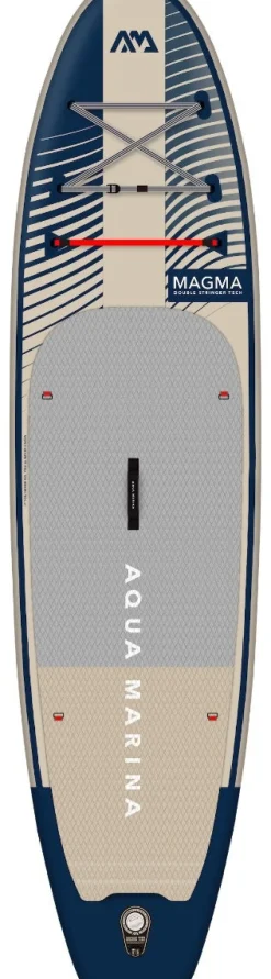 Pack paddle gonflable MAGMA 11'2 AQUA MARINA (sup. pompe. pagaie. leash)