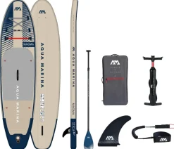 Pack paddle gonflable MAGMA 11'2 AQUA MARINA (sup. pompe. pagaie. leash)