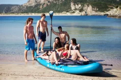Pack paddle gonflable MEGA 18'1 AQUA MARINA (sac. pompes. ailerons)