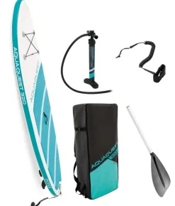 Pack sup paddle gonflable AQUA QUEST 320 INTEX (sup. pompe. pagaie. leash)