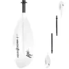 PAGAIE KAYAK ATTACK BLANC 4 PARTIES 220 CM AQUADESIGN