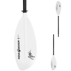 PAGAIE KAYAK ATTACK FIBRE 2 PARTIES 220 CM AQUADESIGN