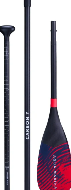 Pagaie stand-up paddle CARBON Y 3 parties AQUA MARINA