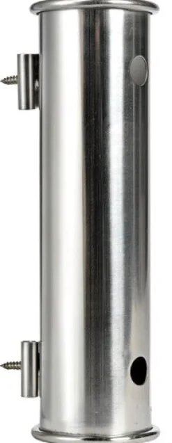 Paire de porte-cannes fixation à paroi inox