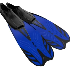 Palmes de snorkeling chaussantes ALA bleu SEAC SUB