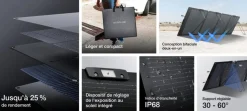 Panneaux solaires portables bifacial NextGen 220W / 400 W - EcoFlow