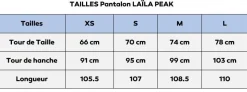 Pantalon d'escalade femme LAILA PEAK NAVY PEONY LOOKING FOR WILD