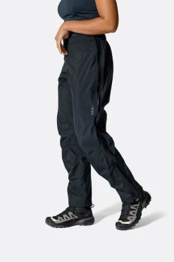 Pantalon Imperméable Femme Downpour Mountain Pants Wmns Black Rab