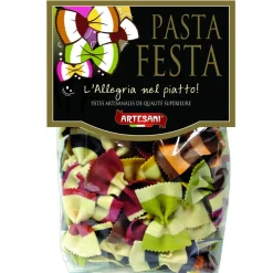 PASTA FESTA FARFALLES MULTICOLORES 250G