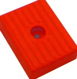 Patin pm 010 rouge- 130x100 mm - Pm 010 l 130 x lg 100 mm