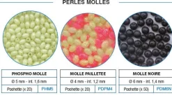 PERLES MOLLES FLASHMER SUPER PHOSPHO PAILLETÉE D4