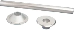 Pied de table aluminium anodise Modele lourd 70 cm - OSCULATI