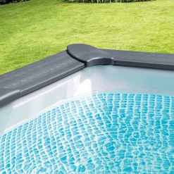 PISCINE GRAPHITE RECTANGULAIRE 4MX3MX1.24M INTEX