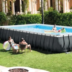 PISCINE HORS SOL ULTRA XTR 9M75 X 4M88 X 1M32 AVEC FILTRE A SABLE INTEX
