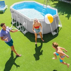 PISCINE HORS-SOL PRISM OVALE 5M03X2M74X1M22 intex