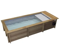 PISCINE URBAINE 6.00x2.50xHt1.33 avec Couverture immergée automatique