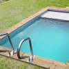 PISCINE URBAINE 6.00x2.50xHt1.33M avec Couverture Automatique immergée. Coffre de Filtration et Filtration à Sable