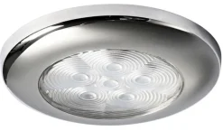 Plafonnier étanche en inox - Lumière LED blanche ou bleue - sans encastrement - Osculati