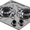 Plaque de cuisson à gaz - Burny 2 feux Inox - Can