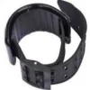 Plomb cheville courbe plastifié 500 gr noir sur sangle silicone SUBLEST
