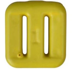 Plomb de ceinture enrobe de 1 kg jaune SUBLEST