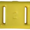 Plomb de ceinture enrobe de 2 kg jaune SUBLEST