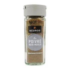 POIVRE NOIR MOULU 44G BEDROS BEDROS
