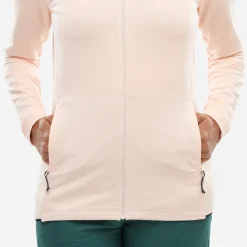 Polaire de randonnée Femme CIMAÏ LIGHT HOODIE W - VANILLA CREAM - MILLET