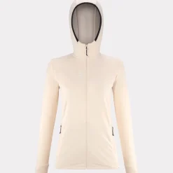 Polaire de randonnée Femme CIMAÏ LIGHT HOODIE W - VANILLA CREAM - MILLET
