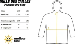 Poncho parka de surf et longe-côte DRY STOP S/M adulte unisexe MELLOW SEA ANFIBI