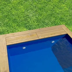 POOL'N BOX JUNIOR 3.70x2.40x0.70M - Piscine bois petit format sans permis avec coffre de rangement intégré