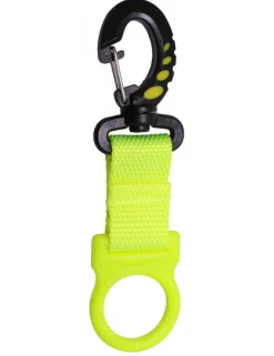 Porte OCTOPUS anneau en silicone jaune AQUATYS