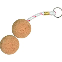 PORTE-CLE FLOTTANT 2 BOULES LIEGE CABESTO