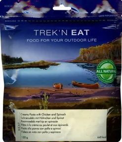 Poulet à la crême. pâtes et épinards - TREK'N EAT