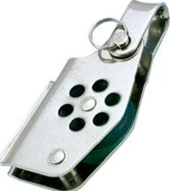 Poulie inox / réa 24 / simple / axe ringot coinceur - WICHARD