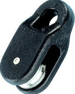 Poulie sans billes simple - Réa inox 12mm - Anneau - WICHARD