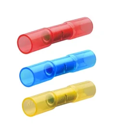 Prolongateur à sertir étanche - rouge, jaune ou bleu - lot de 10