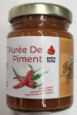 PUREE PIMENTS FORTS GINGEMBRE 90 G SAVEURS CREOLE