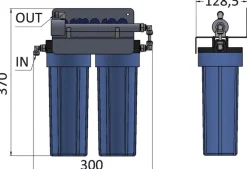 Purificateur d'eau 12/24 V - Purificator 300 LED - Osmosea