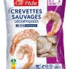 QUEUES DE CREVETTES CRUES SAUVAGES SEMI-DECO 500G GEL PECHE