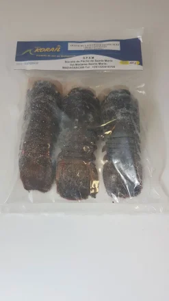 QUEUES DE LANGOUSTES ROUGE MADAGASCAR 100/150G PAR PIECE SACHET DE 400G
