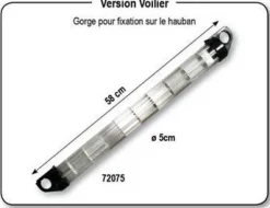 REFLECTEUR RADAR TUBULAIRE - A FIXER OU A HISSER | OSCULATI