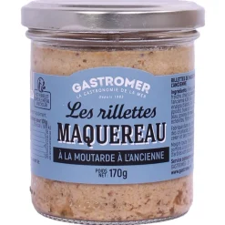 RILLETTES MAQUEREAU MOUTARDE 170G