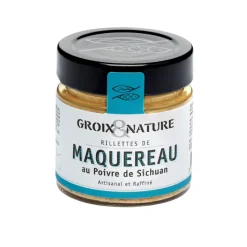 RILLETTES MAQUEREAU POIVRE SECHUAN 100G GROIX ET NATURE